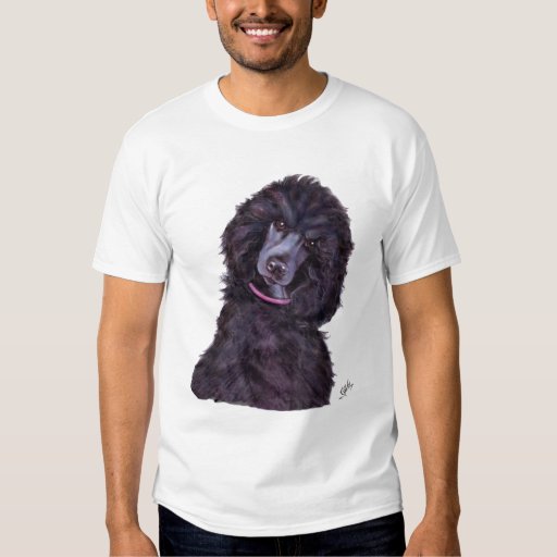 black poodle shirt