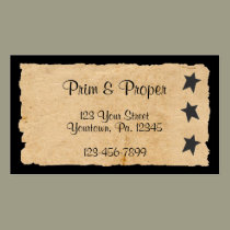 Black Star Business Card business cards