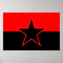 black star flag poster 2