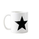 black star icon mugs