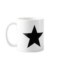 black star icon mug