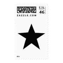 black star icon postage