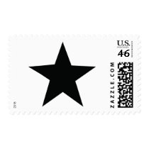 black star icon postage