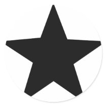 black star icon stickers