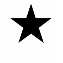 BLACK STAR T SHIRT by jumpsoverthemoon BLACK STAR T SHIRT