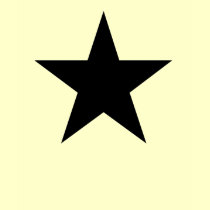 BLACK STAR T SHIRT by jumpsoverthemoon BLACK STAR T SHIRT