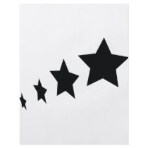 black stars icon flyers
