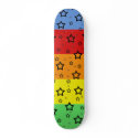 Black Stars: Multi-Colour Background: Skateboard by spiritswitchboard Black Stars: Multi-Colour Background: Skateboard