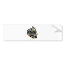 Black Steam Bumper Sticker