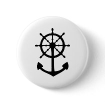 black steering wheel anchor icon buttons