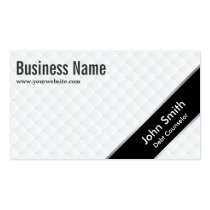 Black Stripe Debt Counselor Business Card