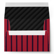 Black Stripe Envelope Red Black Stripe Black Red envelope
