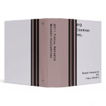 black stripe on purple business 3 ring binders