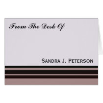 black stripe on purple business cards