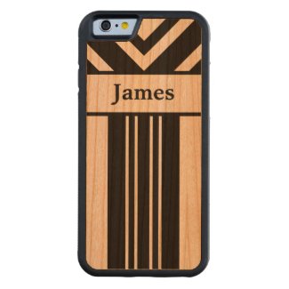 Black Stripes and Chevrons with Your Name on Wood