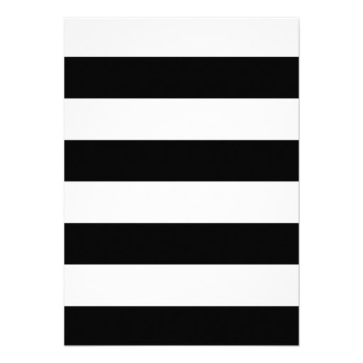 Black Stripes Custom Announcements