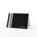 Black Stripes Invitation Card by emele2 Black Stripes Invitation Card