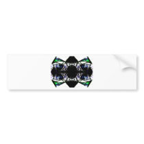 Black Structural Urban Art Form Cricketdiane Bumper Stickers