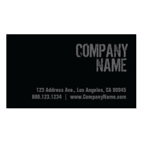 Black Stylish Store Business Card