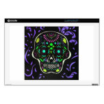 Black Sugar Skull 4 Laptop Decal