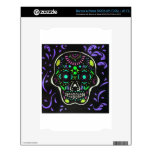 Black Sugar Skull 4 NOOK Decal