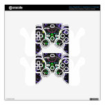 Black Sugar Skull 4 PS3 Controller Decal