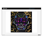 Black Sugar Skull 5 15" Laptop Skin