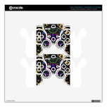 Black Sugar Skull 5 Decal For PS3 Controller