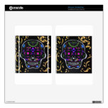 Black Sugar Skull 5 Skin For Kindle Fire