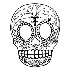 Black Sugar Skull T-shirt shirt