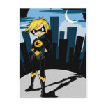 Black Suit Superhero Postcard