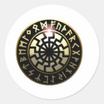 Black Sun wheel Sticker
