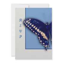 Black Swallow Longtail invitations