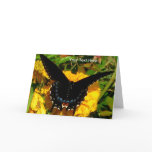 BLACK SWALLOWTAIL greeting card