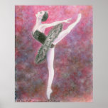 Black Swan Ballet Art Print