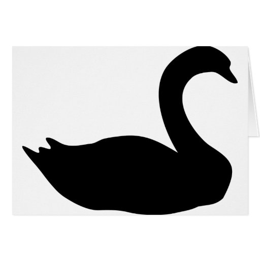 black swan icon cards | Zazzle