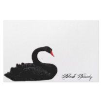 black swan stationery by GeoKip black swan stationery