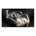 Black Swans Gift Tag Business Card Template