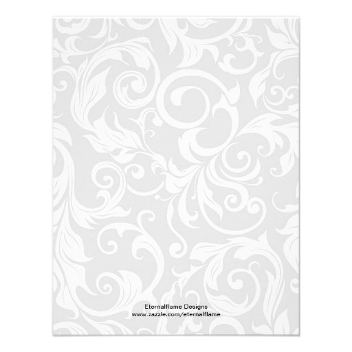 Black Swirl Monogram Rehearsal Dinner Card Invite
