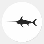 Black Swordfish Stickers