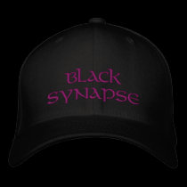 Black Synapse Embroidered Hat embroidered hats