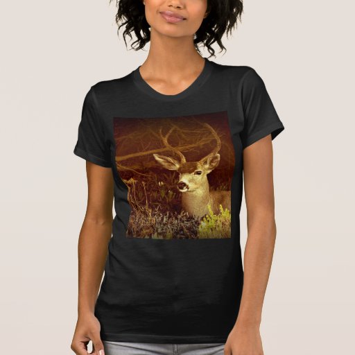 Black Tail Buck Tee Shirts