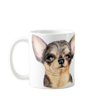 Black & Tan Chihuahua Bust mugs by DanesRUs Black & Tan Chihuahua Bust mugs