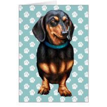 Black & Tan Doxy cards by DanesRUs Black & Tan Doxy cards