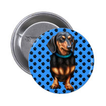Black & Tan Doxy buttons