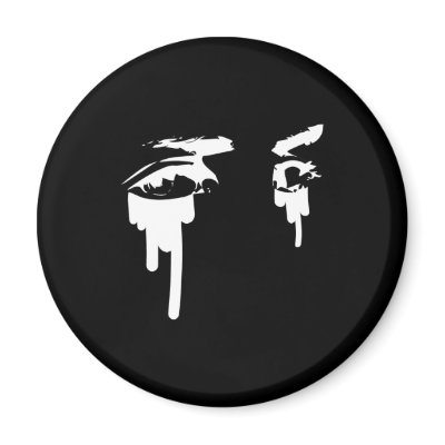 Tattoos Eyes on Black Tattoo Eyes Art Fridge Magnets By Whitetiger Llc