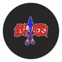 Black Tattoo Graffiti Eyeball stickers
