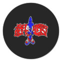 Black Tattoo Graffiti Eyeball stickers