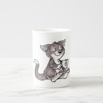 Black Tea Drinkitty mugs