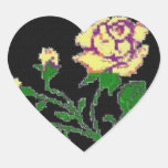 Black Tea Rose Sticker